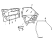 Diagram for Audi A4 Quattro Door Seal - 8D0-831-721-L-9SM