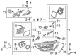 Diagram for Audi Q6 e-tron Headlight Motor - 4K0-941-293