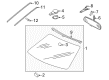 Diagram for Audi A4 Car Mirror - 8D0-857-511-A-1YE
