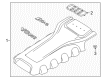 Diagram for Audi RS5 Engine Cover - 8T0-103-926-B