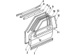 Diagram for Audi 4000 Quattro Door Seal - 813-837-478-A