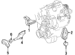 Diagram for Audi 80 Engine Mount - 893-199-308-C