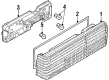 Diagram for Audi Tail Light Lens - 811-945-228-B