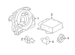 Diagram for Audi Clock Spring - 5Q0-953-549-E