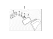 Diagram for Audi A4 Back Up Light - 8E5-945-094-A