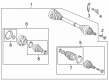 Diagram for Audi TT RS Quattro CV Boot - V04-017-001-S