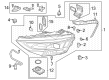 Diagram for Audi A8 Quattro Headlight - 4N0-941-773-C