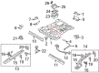 Diagram for Audi A3 Quattro Rear Crossmember - 1K0-803-531