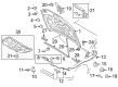 Diagram for Audi Hood - 8K0-823-029-D