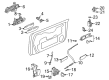 Diagram for Audi A4 Door Latch Assembly - 8E1-837-016-D