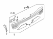 Diagram for Audi RS7 Sportback Back Up Light - 4K8-945-095-C
