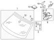 Diagram for Audi Windshield - 8S8-845-099-AC-NVB