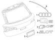 Diagram for Audi SQ5 Emblem - 80A-853-742-A-T94