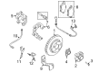 Diagram for Audi A4 ABS Sensor - 8E0-927-803-A