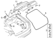 Diagram for Audi SQ8 e-tron Sportback Liftgates - 4K4-827-025-B