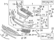 Diagram for Audi S5 Headlight Cover - N-906-833-02