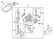 Diagram for Audi RS6 Avant Mirror Cover - 4K1-857-508-A-3Q0