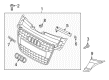 Diagram for Audi TT RS Quattro Grille - 8J0-853-651-M-WJF