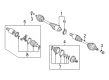 Diagram for Audi CV Boot - 1K0-498-203-F