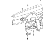 Diagram for Audi 4000 Wheelhouse - 811-809-998-A