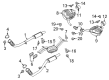 Diagram for Audi RS5 Exhaust Resonator - 8T0-253-609-CP