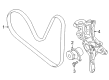 Diagram for Audi Belt Tensioner Bolt - N-107-663-01