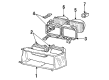 Diagram for Audi 5000 Light Socket - 161-941-165-A