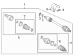 Diagram for Audi TT Quattro Axle Shaft - 3Q0-407-271-AT