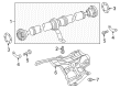 Diagram for Audi A5 Quattro Drive Shaft - 8T0-521-101-AC