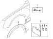 Diagram for Audi A4 allroad Emblem - 8W9-853-602-3Q7