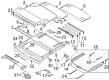 Diagram for Audi Sunroof - 8P4-877-058