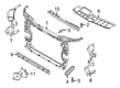 Diagram for Audi Radiator Support - 80A-805-594-C