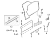 Diagram for Audi Door Seal - 8E0-831-721-F