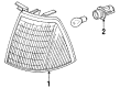 Diagram for Audi 80 Side Marker Light - 893-941-626
