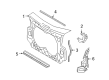 Diagram for Audi A6 Quattro Radiator Support - 4F0-805-594-C