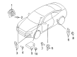 Diagram for Audi Clock Spring - 8R0-953-568-M