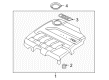 Diagram for Audi A3 Engine Cover - 03L-103-925-AN