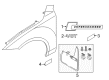 Diagram for Audi RS7 Emblem - 4H0-853-601-2ZZ