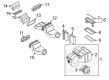 Diagram for Audi A4 Heater Core - 701-819-032