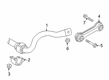 Diagram for Audi S8 Sway Bar Bracket - 4M0-411-336-F