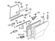 Diagram for Audi A8 Quattro Door Moldings - 4D4-853-765