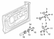 Diagram for Audi SQ8 e-tron Door Hinge - 80A-831-404-B