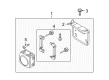 Diagram for Audi A6 Parking Assist Sensor - 4F0-910-561-C