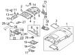 Diagram for Audi S6 Interior Light Bulb - N-908-411-01