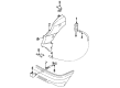 Diagram for Audi 90 Windshield Washer Nozzle - 895-807-156-A-GRU