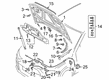 Diagram for Audi Hood Latch - 83A-823-509-A