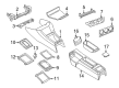 Diagram for Audi 90 Quattro Ashtray - 893-857-405-CP1