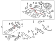 Diagram for Audi TT Quattro Rear Crossmember - 8J0-803-531-E