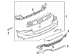 Diagram for Audi RS7 Sportback Bumper Cover - 4K8-807-067-G-GRU