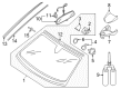 Diagram for Audi A5 Car Mirror - 8T0-857-511-AC-4PK